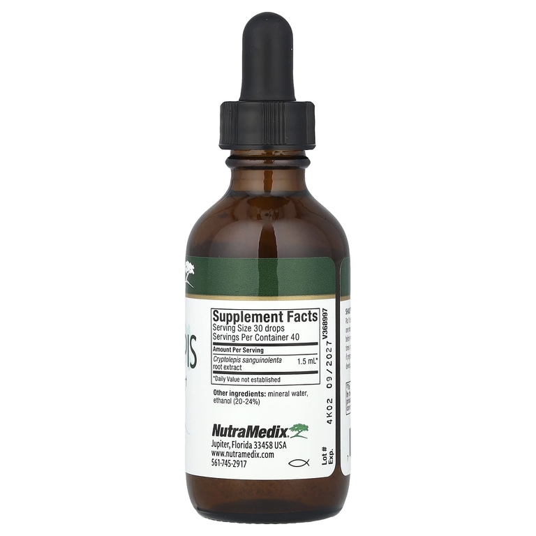 NutraMedix, Cryptolepis, поддержка микроорганизмов, 60 мл (2 жидк. Унции)