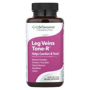 LifeSeasons, Therapeutics, Leg Veins Tone-R ™, 60 растительных капсул