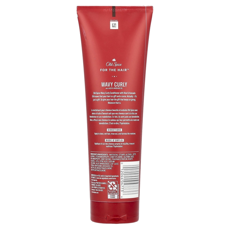 Old Spice, Кондиционер для вьющихся волос с алоэ и маслом авокадо, 237 мл (8 жидк. Унций) (Товар снят с продажи) 