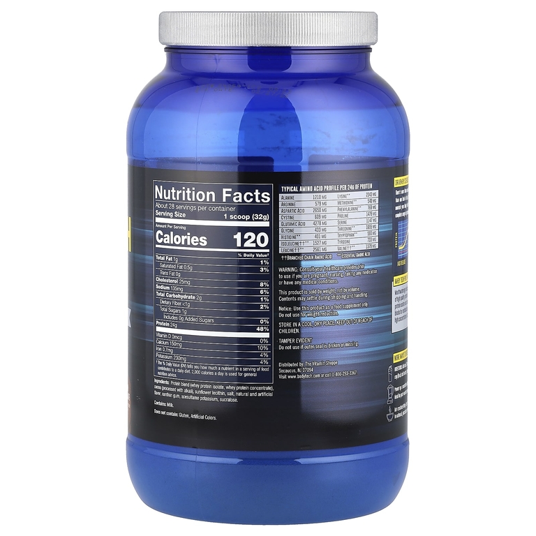 BodyTech, Whey Tech Pro 24, насыщенный шоколад, 907 г (2 фунта) (Товар снят с продажи) 