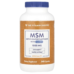 The Vitamin Shoppe, МСМ с OptiMSM®, 1000 мг, 240 капсул