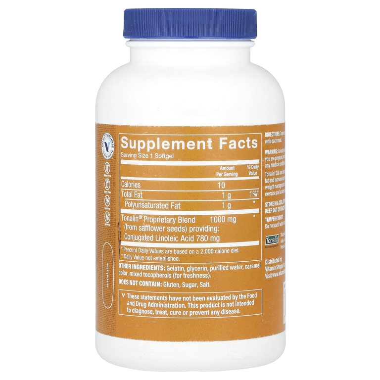 The Vitamin Shoppe, Tonalin® CLA, 1000 мг, 180 капсул (Товар снят с продажи) 