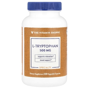 The Vitamin Shoppe, L-триптофан, 500 мг, 120 растительных капсул