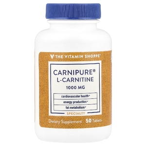 The Vitamin Shoppe, Carnipure® L-карнитин, 1000 мг, 50 таблеток