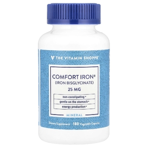 The Vitamin Shoppe, Comfort Iron®, 25 мг, 180 растительных капсул
