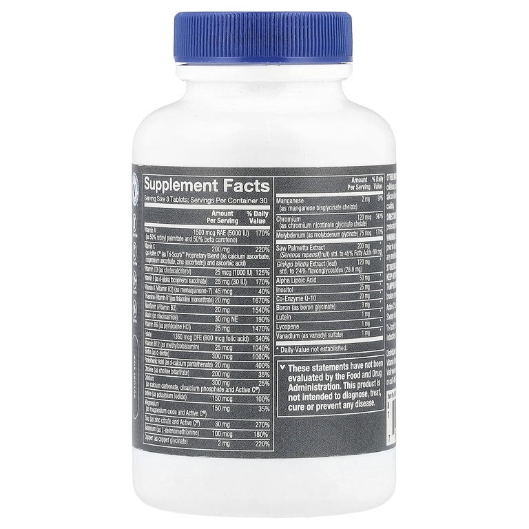The Vitamin Shoppe, Ultimate Man® 50+, мультивитамины и мультиминералы, 90 таблеток