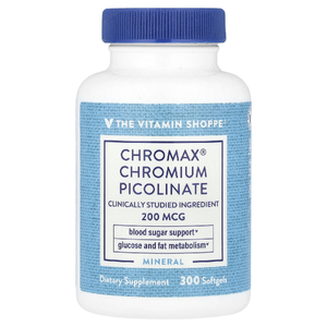 The Vitamin Shoppe, Chromax® пиколинат хрома, 200 мкг, 300 мягких таблеток