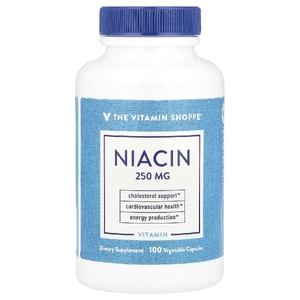 The Vitamin Shoppe, Ниацин, 250 мг, 100 растительных капсул (Товар снят с продажи) 