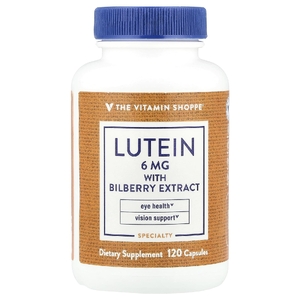 The Vitamin Shoppe, Лютеин с экстрактом черники, 120 капсул