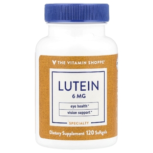The Vitamin Shoppe, Лютеин, 6 мг, 120 мягких таблеток (Товар снят с продажи) 