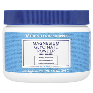 The Vitamin Shoppe, Порошок глицината магния, без добавок, 205 г (7,23 унции)