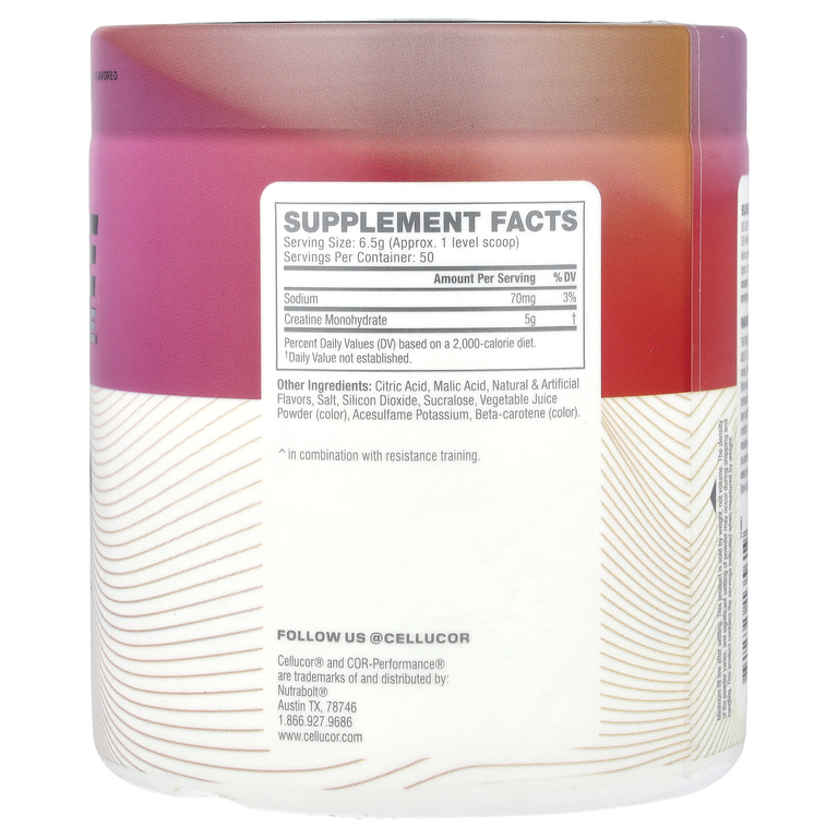 C4 / Cellucor, COR-Performance®, креатин, фруктовый пунш, 325 г (11,5 унции)