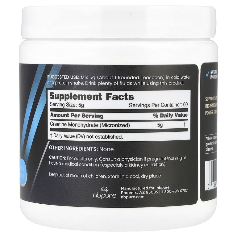 NB Pure, Performance Creatine+, 300 г (10,6 унции)