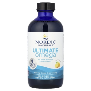 Nordic Naturals, омега-3 кислоты, с лимонным вкусом, 237 мл (8 жидк. унций)