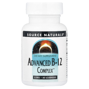 Source Naturals, улучшенный комплекс с витаминами B12, 60 капсул