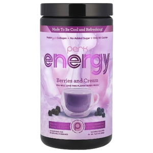 Perk Energy, Ягоды со сливками, 384 г (13,55 унции) (Товар снят с продажи) 
