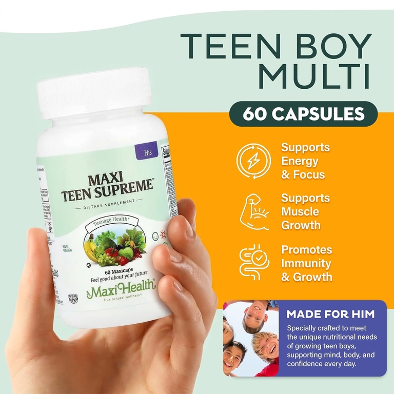 Maxi Health, Maxi Teen Supreme ™, для детей, 60 капсул