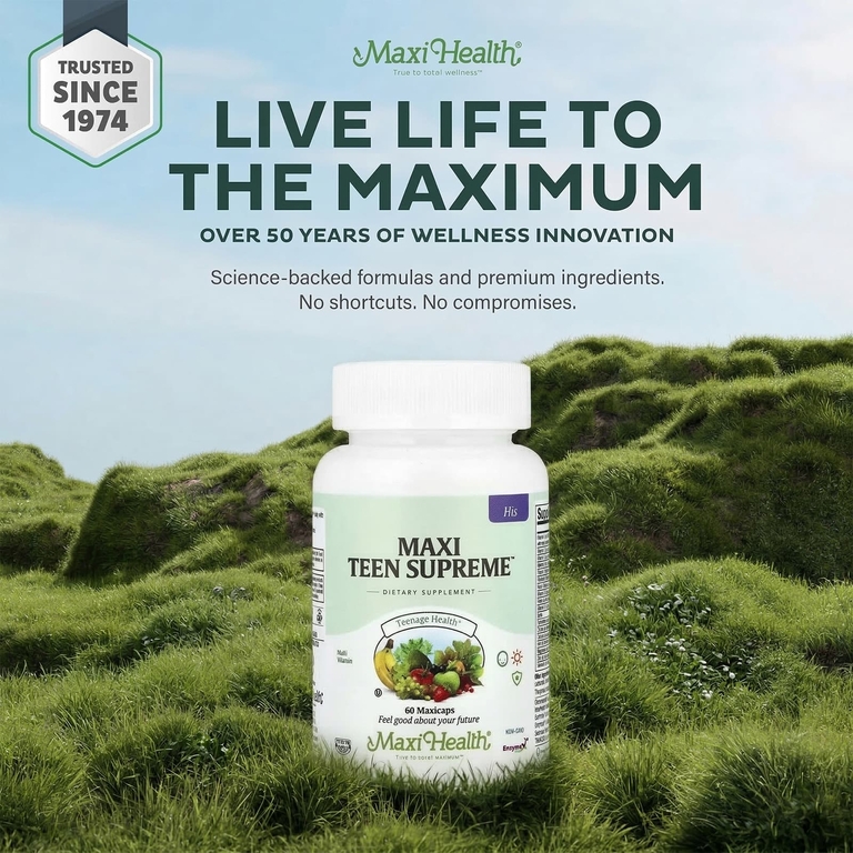 Maxi Health, Maxi Teen Supreme ™, для детей, 60 капсул