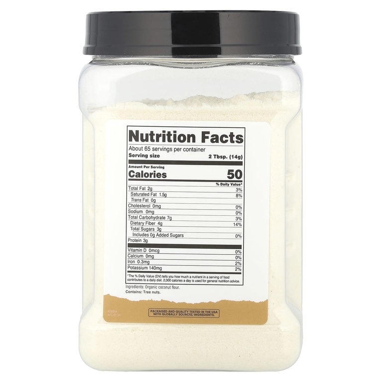 Nutricost, Pantry, органическая кокосовая мука, 907 г (32,4 унции)