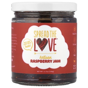 Spread The Love, Малиновое варенье, 326 г (11,5 унции)