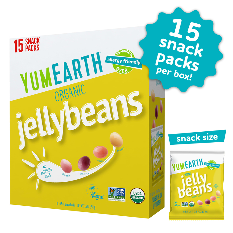 YumEarth, Органические мармеладки, 15 пакетиков с закусками по 14 г (0,5 унции)