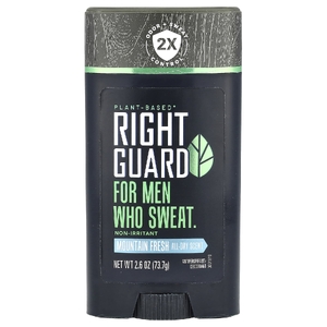 Right Guard, антиперспирант/дезодорант на растительной основе, для мужчин, Mountain Fresh, 73,7 г (2,6 унции)