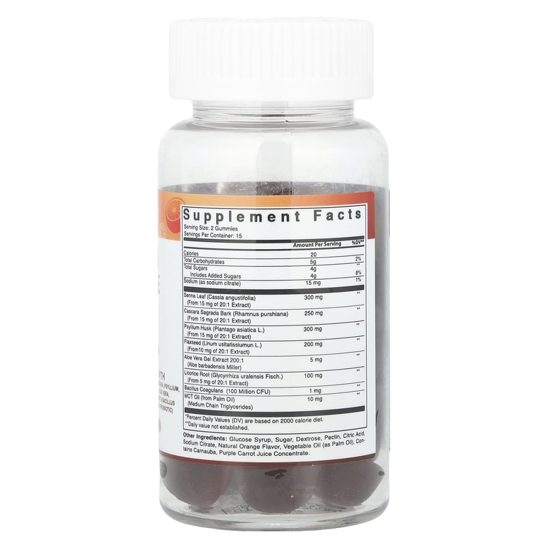 Vitamatic, 15 Days Cleanse, жевательные мармеладки, натуральный апельсин, 30 жевательных таблеток (Товар снят с продажи) 
