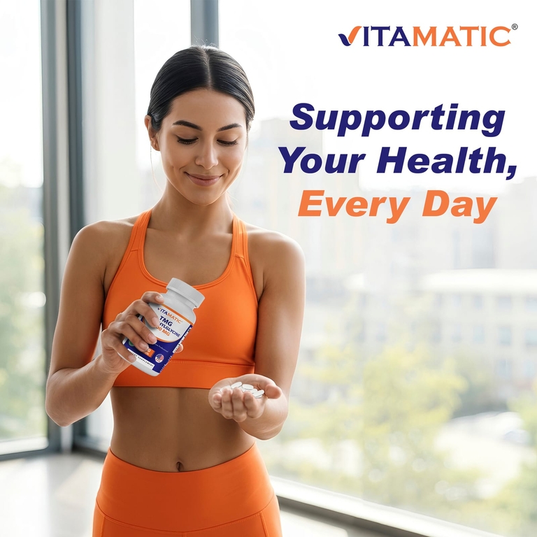 Vitamatic, TMG, 1000 мг, 120 таблеток