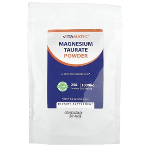 Vitamatic, Порошок таурата магния, 250 г (8,8 унции)