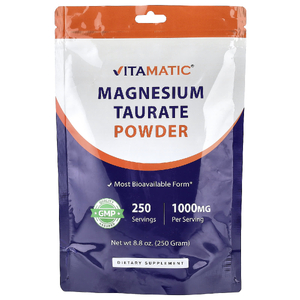 Vitamatic, Порошок таурата магния, 250 г (8,8 унции)