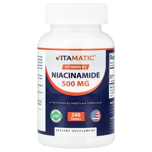 Vitamatic, Ниацинамид, 500 мг, 240 таблеток