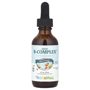 Maxi Health, KiddieMax® Liquid B-Complex ™, натуральные ягоды, 59 мл (2 жидк. Унции)