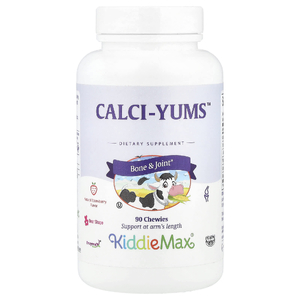 Maxi Health, KiddieMax® Calci-Yums ™, натуральная клубника, 90 жевательных таблеток