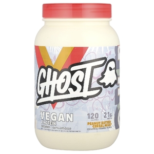 Ghost, Vegan Protein, Peanut Butter Cereal Milk®, 989 г (2,2 фунта) (Товар снят с продажи) 