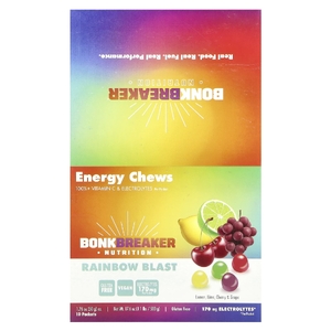 Bonk Breaker, Energy Chews, Rainbow Blast, 10 пакетиков по 50 г (1,76 унции) (Товар снят с продажи) 