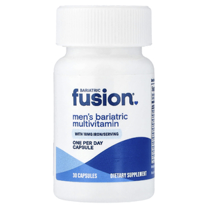 Bariatric Fusion, мультивитамины с железом для мужчин, 30 капсул