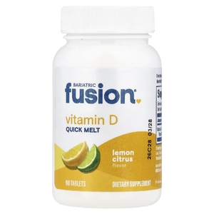 Bariatric Fusion, витамин D Quick Melt, лимон и цитрус, 90 таблеток (125 мкг в 1 таблетке)