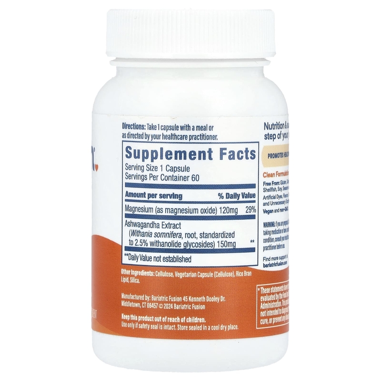 Bariatric Fusion, Stress Support`` 60 капсул