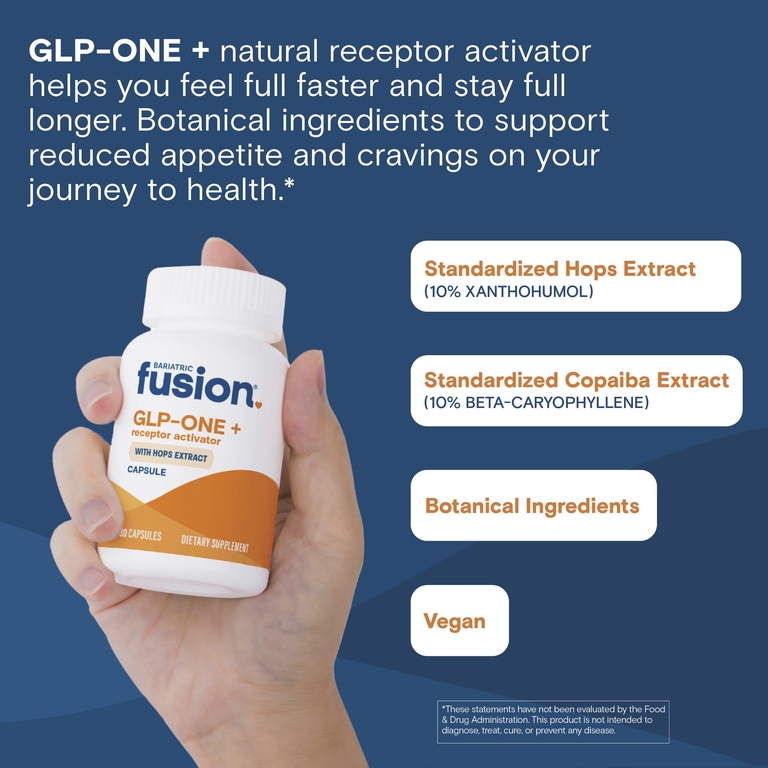 Bariatric Fusion, GLP-One + с экстрактом хмеля, 30 капсул