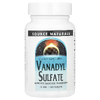 Source Naturals, ванадилсульфат, 10 мг, 100 таблеток
