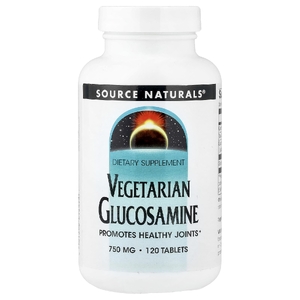 Source Naturals, вегетарианский глюкозамин, 120 таблеток