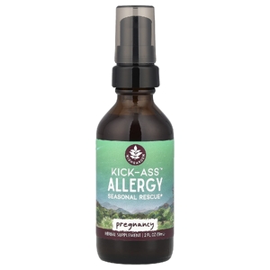 WishGarden Herbs, Kick-Ass ™ Allergy, для беременных, 59 мл (2 жидк. Унции)