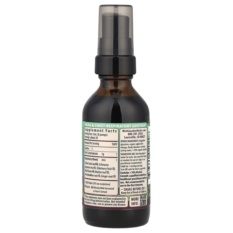 WishGarden Herbs, Congestion ™ Rescue, для беременных, 59 мл (2 жидк. Унции)