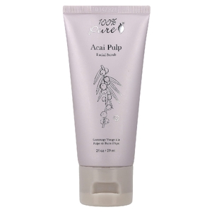 100% PURE, Скраб для лица из мякоти асаи, 59 мл (2 жидк. Унции)