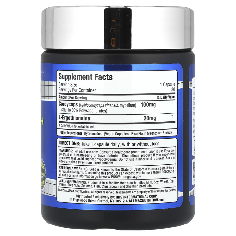 ALLMAX, EGT 20+`` 30 капсул