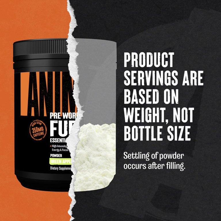 Animal, Fury® Essentials, перед тренировкой, зеленое яблоко, 322 г (11,3 унции)