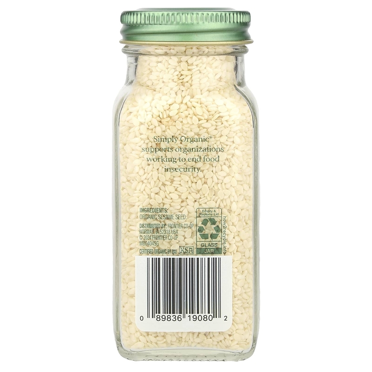 Simply Organic, Семена кунжута, 80 г (2,82 унции) (Товар снят с продажи) 