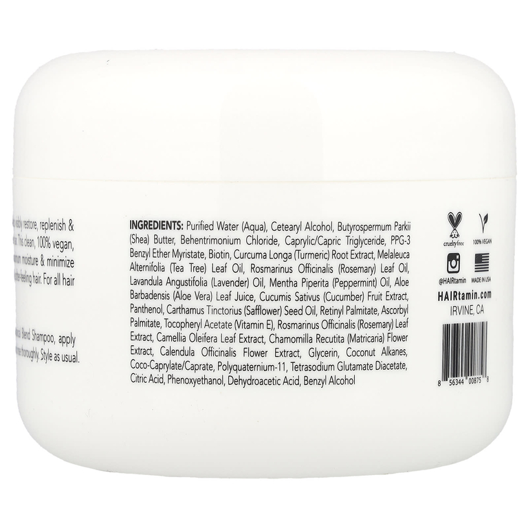 HAIRtamin, Biotin & Botanicals, маска для глубокого кондиционирования и восстановления, 236 мл (8 жидк. Унций)
