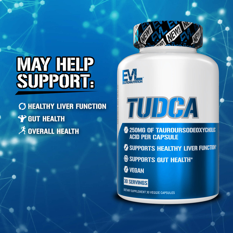 EVLution Nutrition, TUDCA, 30 растительных капсул (250 мг в 1 капсуле) (Товар снят с продажи) 