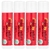 Mild By Nature, Sierra Bees™, органические бальзамы для губ, гранат, 4 шт. по 4,25 г (0,15 унции)
